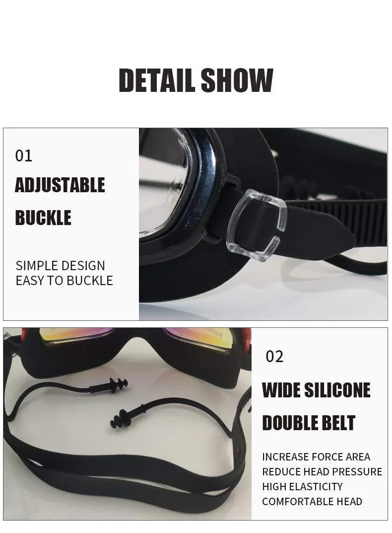 Pro Swim Goggle with 3D Face Fitting
