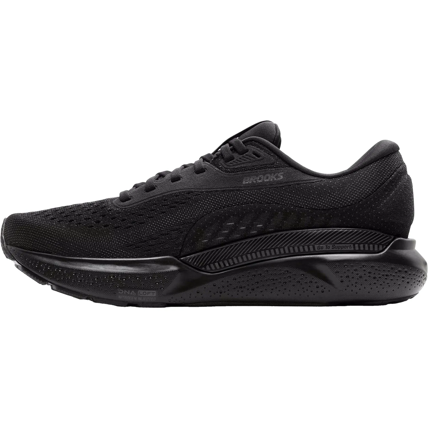 Women's Brooks Adrenaline GTS 24 Black/Black/Ebony Mesh